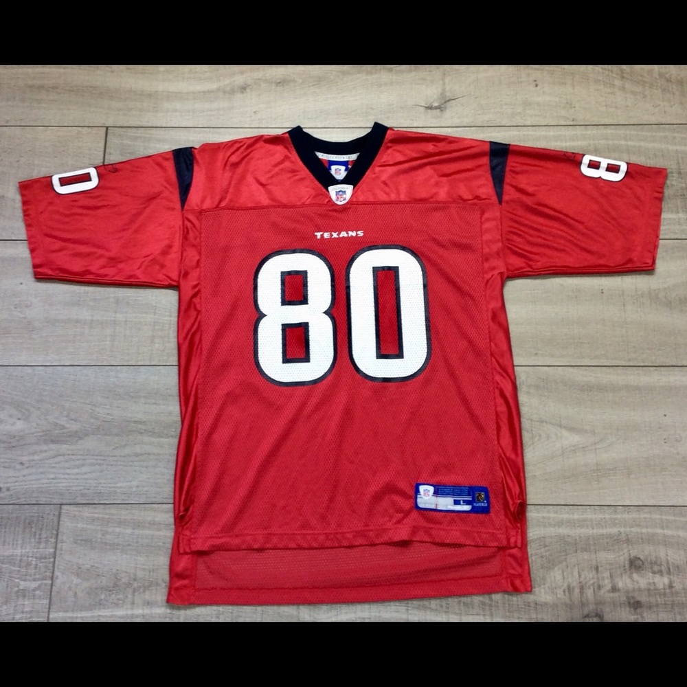Reebok Houston Texans Andre Johnson 80 Jersey Sz L